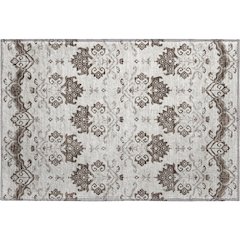 Premium Machine Washable Mayfield AMF759 Chocolate 1'8" x 2'6" Rug