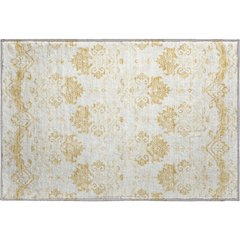 Premium Machine Washable Mayfield AMF759 Gold 1'8" x 2'6" Rug