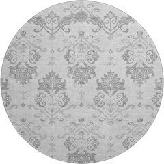 Premium Machine Washable Mayfield AMF759 Graphite 8' x 8' Round Rug