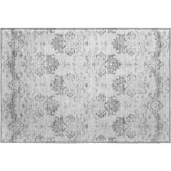 Premium Machine Washable Mayfield AMF759 Graphite 1'8" x 2'6" Rug