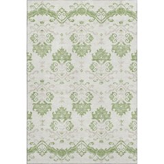 Premium Machine Washable Mayfield AMF759 Green 2'6" x 3'10" Rug