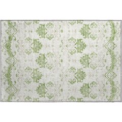 Premium Machine Washable Mayfield AMF759 Green 1'8" x 2'6" Rug