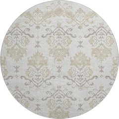 Premium Machine Washable Mayfield AMF759 Ivory 8' x 8' Round Rug