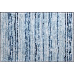 Premium Machine Washable Mayfield  Blue 1'8" x 2'6" Rug