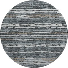 Premium Machine Washable Mayfield  Shadow 8' x 8' Round Rug