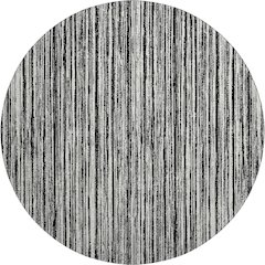 Premium Machine Washable Mayfield AMF760 Black 8' x 8' Round Rug