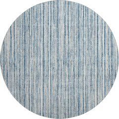 Premium Machine Washable Mayfield AMF760 Blue 8' x 8' Round Rug