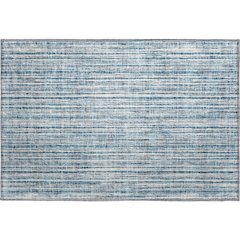 Premium Machine Washable Mayfield AMF760 Blue 1'8" x 2'6" Rug