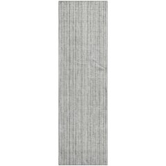 Premium Machine Washable Mayfield AMF760 Gray 2'3" x 7'6" Runner Rug