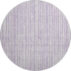 Premium Machine Washable Mayfield AMF760 Lavender 8' x 8' Round Rug
