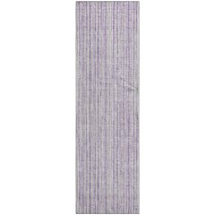 Premium Machine Washable Mayfield AMF760 Lavender 2'3" x 7'6" Runner Rug