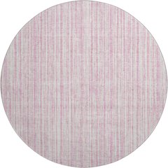 Premium Machine Washable Mayfield AMF760 Pink 8' x 8' Round Rug