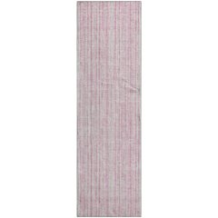 Premium Machine Washable Mayfield AMF760 Pink 2'3" x 7'6" Runner Rug