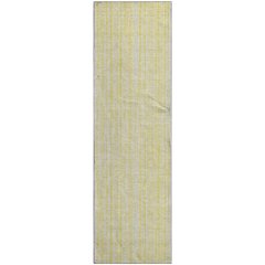 Premium Machine Washable Mayfield AMF760 Yellow 2'3" x 7'6" Runner Rug
