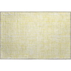 Premium Machine Washable Mayfield AMF760 Yellow 1'8" x 2'6" Rug