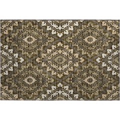Premium Machine Washable Mayfield AMF761 Fudge 1'8" x 2'6" Rug