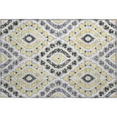 Premium Machine Washable Mayfield AMF761 Gray 1'8" x 2'6" Rug
