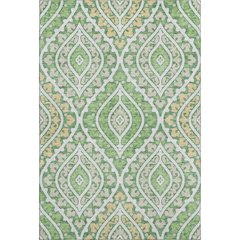 Premium Machine Washable Mayfield AMF761 Green 2'6" x 3'10" Rug