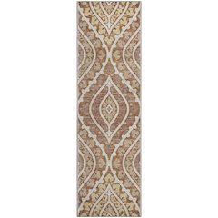 Premium Machine Washable Mayfield AMF761 Paprika 2'3" x 7'6" Runner Rug