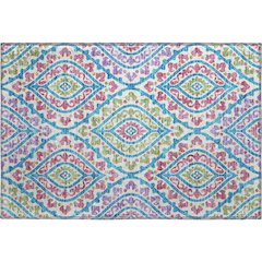 Premium Machine Washable Mayfield AMF761 White 1'8" x 2'6" Rug