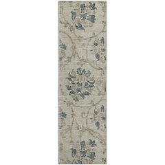 Premium Machine Washable Mayfield AMF762 Beige 2'3" x 7'6" Runner Rug