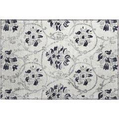 Premium Machine Washable Mayfield AMF762 Black 1'8" x 2'6" Rug