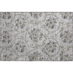 Premium Machine Washable Mayfield AMF762 Gray 1'8" x 2'6" Rug