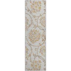 Premium Machine Washable Mayfield AMF762 Ivory 2'3" x 7'6" Runner Rug