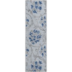 Premium Machine Washable Mayfield AMF762 Sky 2'3" x 7'6" Runner Rug