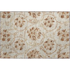 Premium Machine Washable Mayfield AMF762 Terracotta 1'8" x 2'6" Rug
