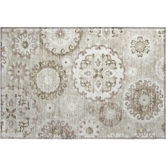 Premium Machine Washable Mayfield AMF763 Taupe 1'8" x 2'6" Rug