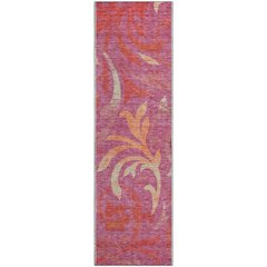 Premium Machine Washable Mayfield AMF764 Blush 2'3" x 7'6" Runner Rug