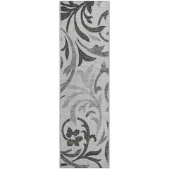 Premium Machine Washable Mayfield AMF764 Gray 2'3" x 7'6" Runner Rug