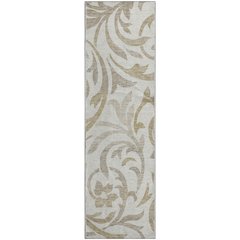Premium Machine Washable Mayfield AMF764 Ivory 2'3" x 7'6" Runner Rug