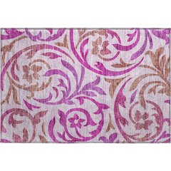 Premium Machine Washable Mayfield AMF764 Lavender 1'8" x 2'6" Rug