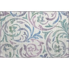 Premium Machine Washable Mayfield AMF764 White 1'8" x 2'6" Rug