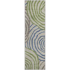 Premium Machine Washable Mayfield AMF765 Beige 2'3" x 7'6" Runner Rug