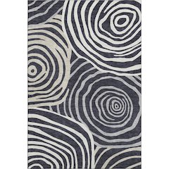 Premium Machine Washable Mayfield AMF765 Black 2'6" x 3'10" Rug