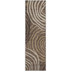 Premium Machine Washable Mayfield AMF765 Fudge 2'3" x 7'6" Runner Rug