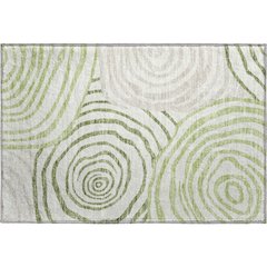 Premium Machine Washable Mayfield AMF765 Green 1'8" x 2'6" Rug