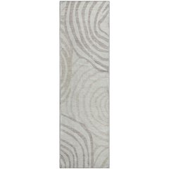 Premium Machine Washable Mayfield AMF765 Ivory 2'3" x 7'6" Runner Rug