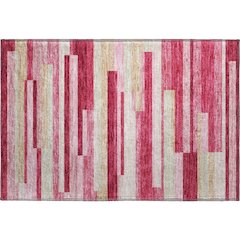 Premium Machine Washable Mayfield AMF766 Blush 1'8" x 2'6" Rug