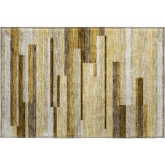 Premium Machine Washable Mayfield AMF766 Khaki 1'8" x 2'6" Rug