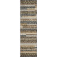 Premium Machine Washable Mayfield AMF766 Taupe 2'3" x 7'6" Runner Rug