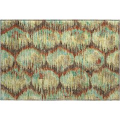 Premium Machine Washable Mayfield AMF767 Fudge 1'8" x 2'6" Rug