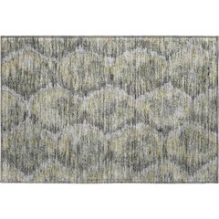 Premium Machine Washable Mayfield AMF767 Gray 1'8" x 2'6" Rug