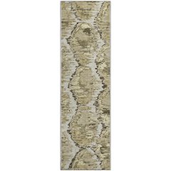 Premium Machine Washable Mayfield AMF767 Taupe 2'3" x 7'6" Runner Rug