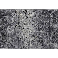 Premium Machine Washable Mayfield AMF768 Black 1'8" x 2'6" Rug
