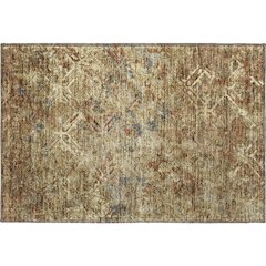 Premium Machine Washable Mayfield AMF768 Brown 1'8" x 2'6" Rug