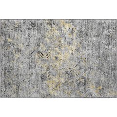 Premium Machine Washable Mayfield AMF768 Gray 1'8" x 2'6" Rug